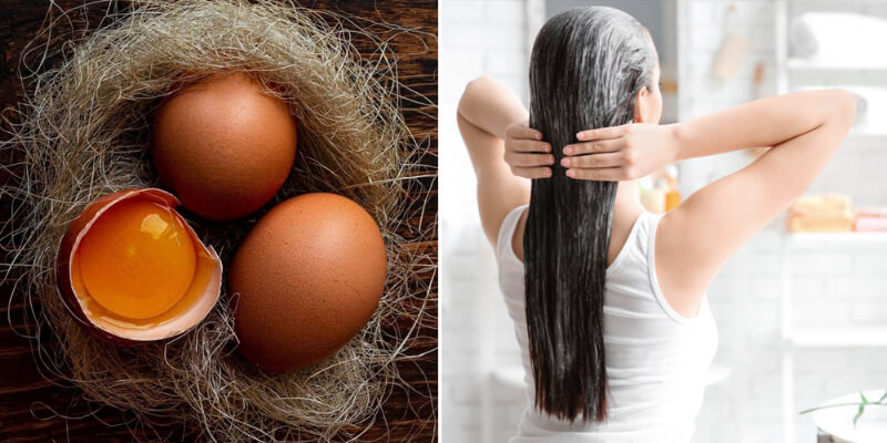 Mặt nạ trứng giúp tóc nhanh mọc
