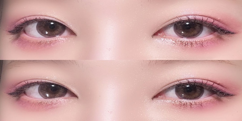 Tạo hình một đôi mắt long lanh trong korean makeup.