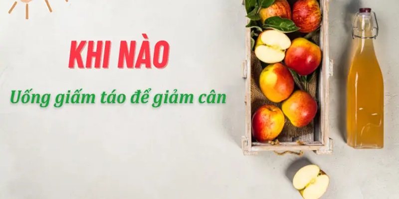 Lưu ý cần nắm khi vận dụng giấm táo